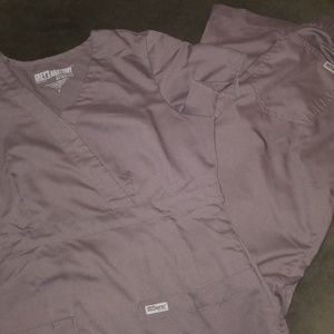 Scrub too and bottom